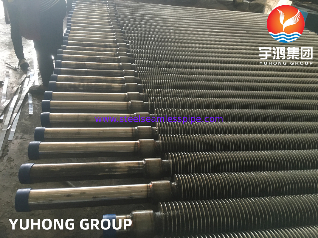 ASME SA213 T22 Сплавная стальная бесшовная трубка 11CR HFW Solid Fin Tube для предварительного нагрева