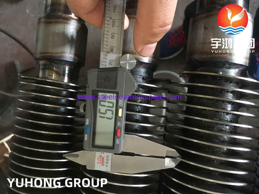 HFW Fined Tube: ASTM A213 Base Tube + AISI 410 ((11Cr) HFW Fines для предварительного нагрева дымовых газов H2S