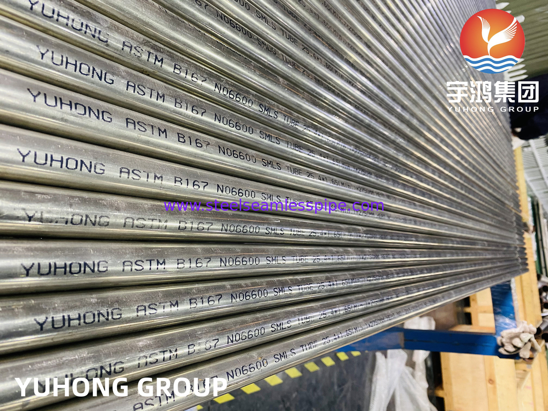 ​​ASME SB167 Бесшовная труба из сплава Inconel 600, устойчивая к хлоридному коррозионному растрескиванию под напряжением, для реакторов гидрирования