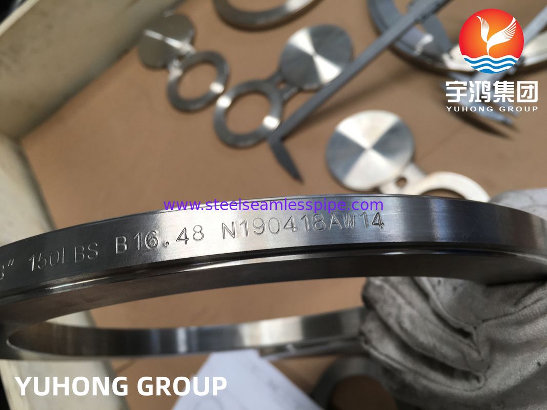 Очки с закрытым фланцем, ASTM A182 F316L из нержавеющей стали, фигура 8, фланце, RF ASME B16.48