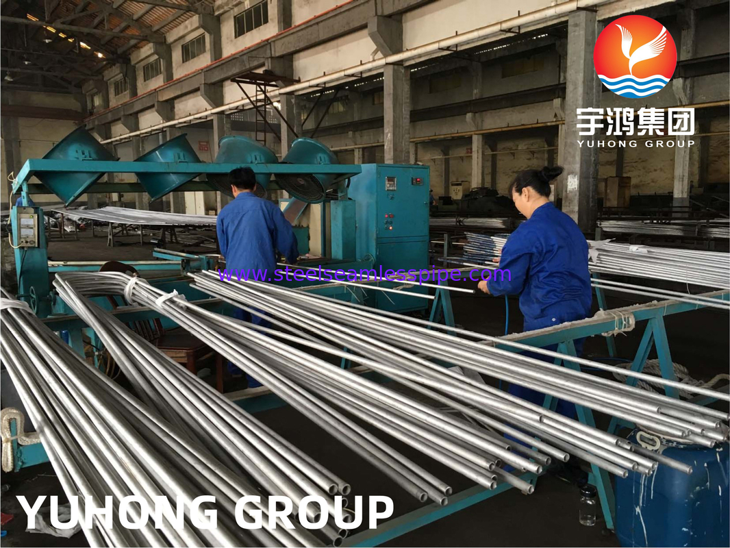 ASME SA213 TP904L UNS NO8904 Нержавеющая сталь U Bend Tube 19.05 MM X 1.65 MM для теплообменника