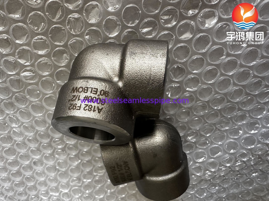 A182 F53 F92 1/2&quot; #3000 90° Локоть сока сварная ASME B16.11 для электростанций