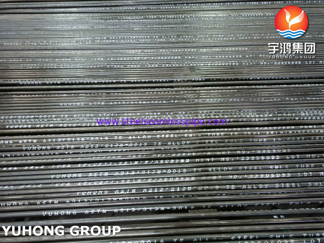 ASTM A213/ASME SA213 GR.T5 Сплавная стальная бесшовная трубка для теплообменников и котлов