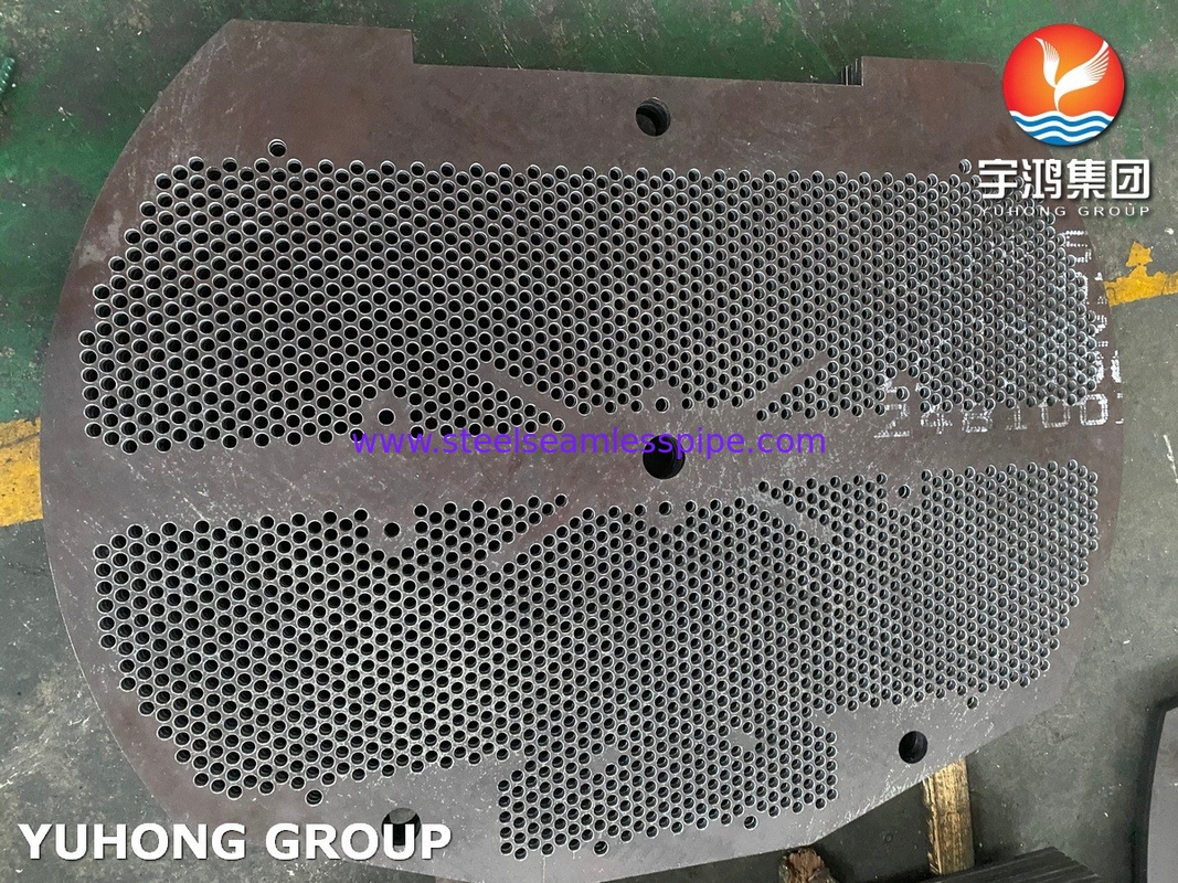 Баффл теплообменника, опорная пластина, ASME SA516 GR.70, NACE MR- 0175, MR-0103