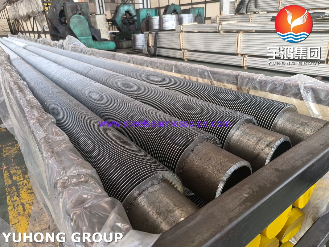 HFW Solid Plain Fined Tube, ASTM A335 P22 Сплавная стальная бесшовная труба для котлов
