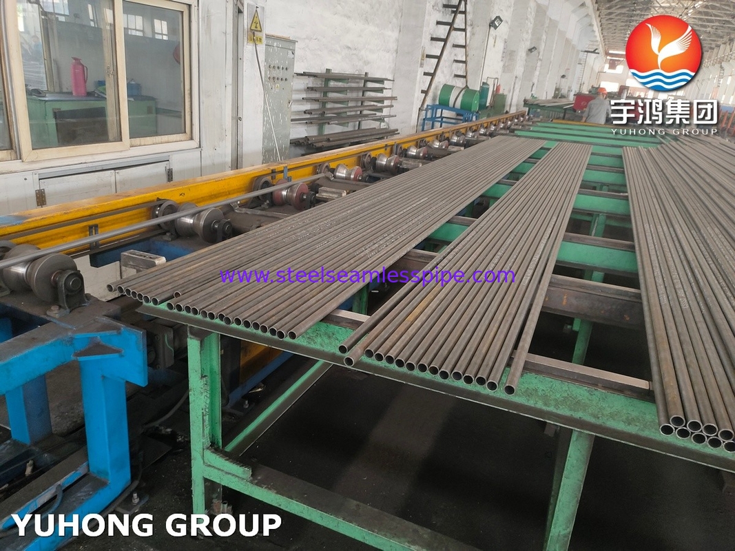 ASME SA179 KCS Углеродистая стальная бесшовная трубка для теплообменников HIC SSC испытана