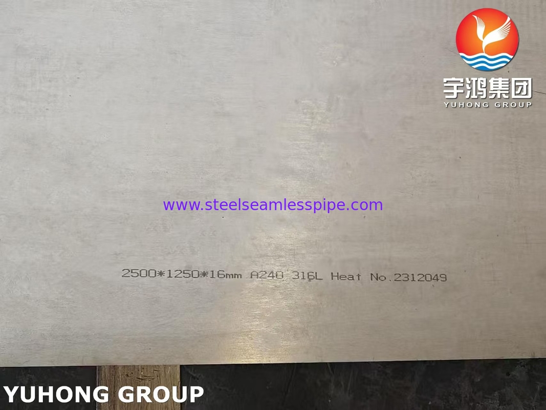 ASTM A240 SS316L 1.4404 S31603 Нержавеющая сталь для нефти и газа