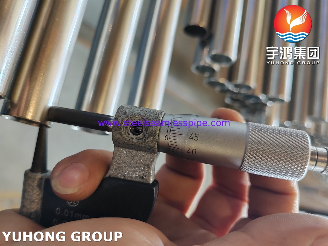 ASTM A269 TP316L Бесшовная трубка из нержавеющей стали, ярко прожектованная для котлов, теплообменников