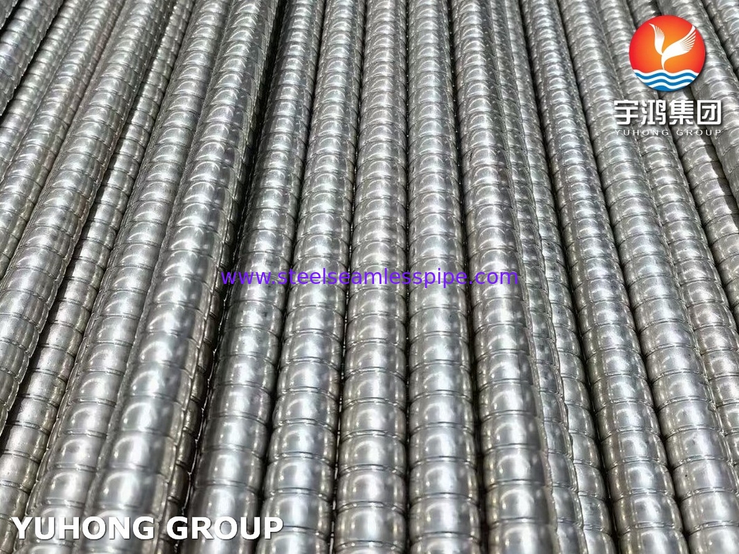 ASME SA312 / ASTM A312 TP310S Гофрированная трубка для теплообменника