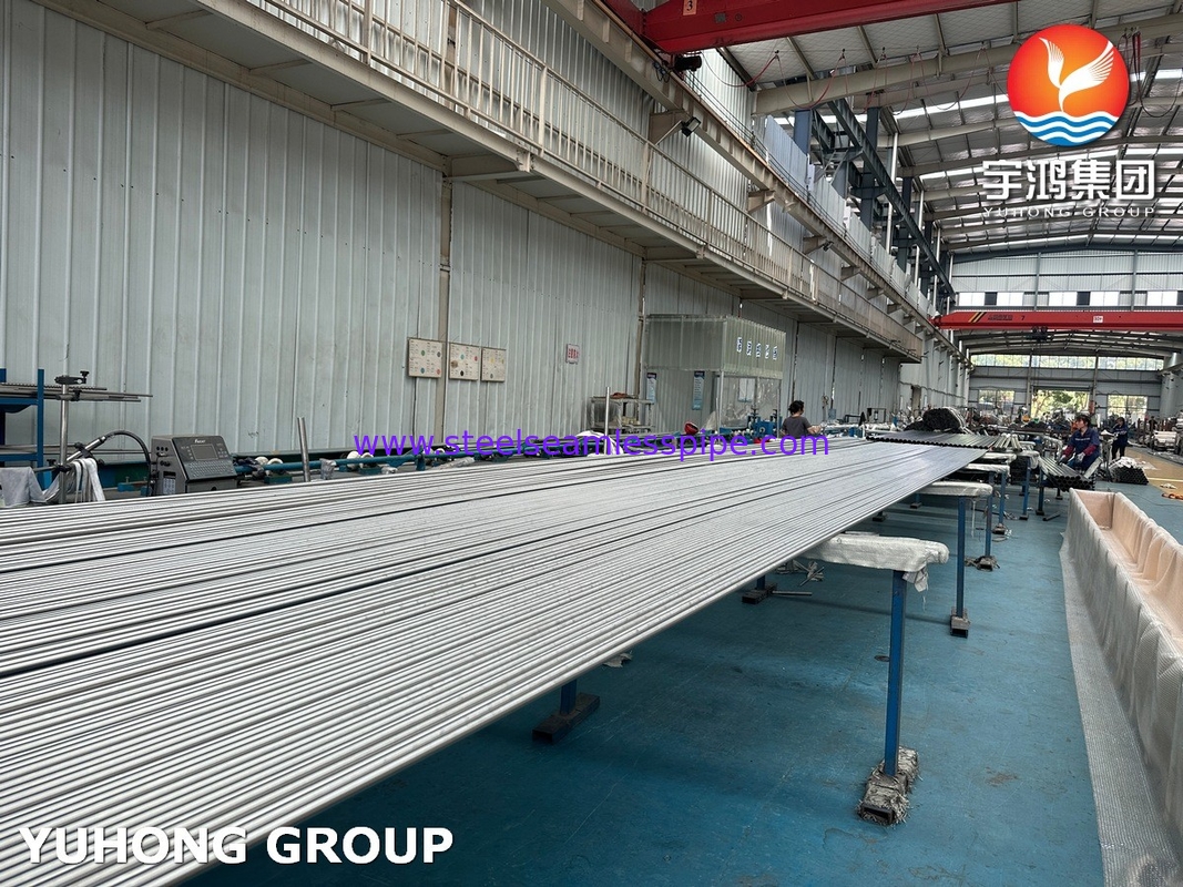 ASME SA249 TP316L Сварная труба из нержавеющей стали с высоким антикоррозионным эффектом для теплообменника