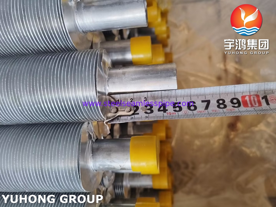 ASME SA249 TP316L Рантовая трубка с крыльями с лентой Al1100 для охлаждения воздуха