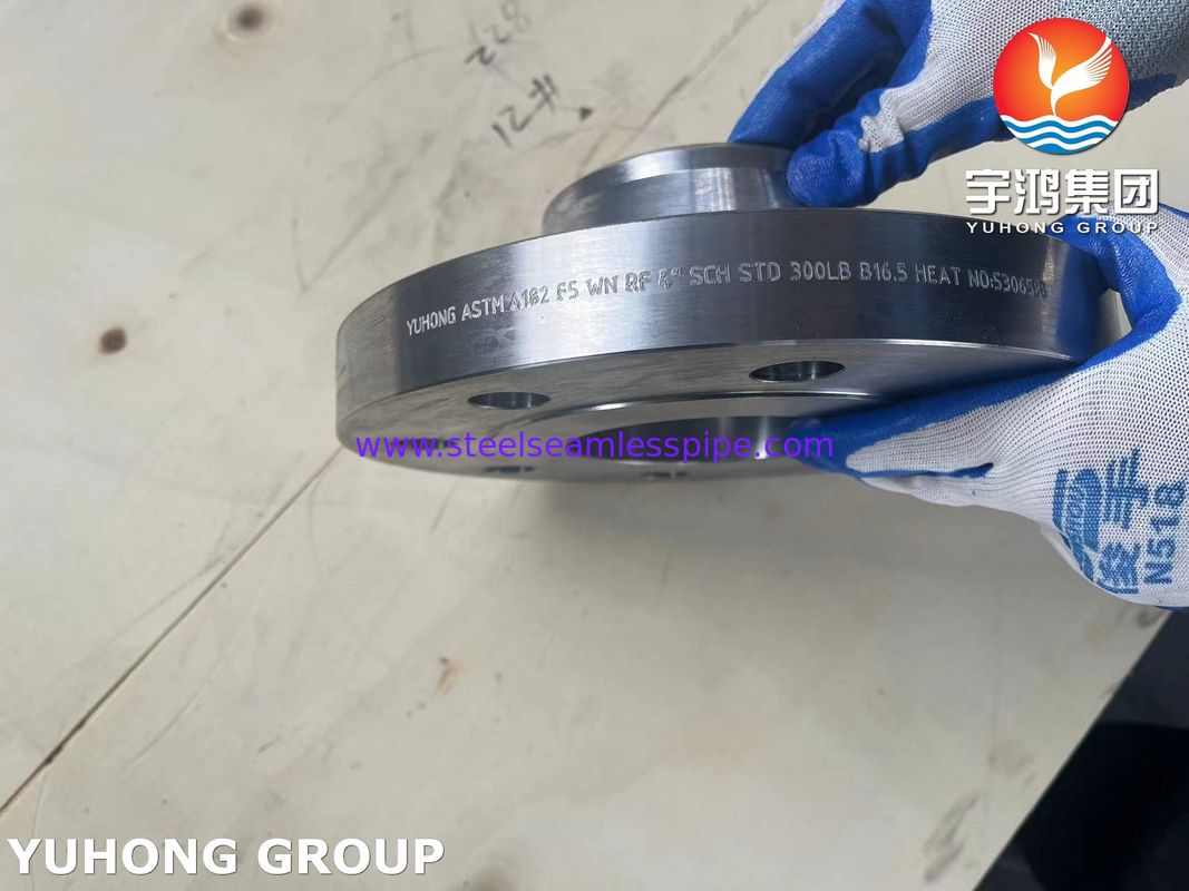 Фланец из легированной стали ASTM A182 F5, кованый, приварной встык, с выпуклой поверхностью, B16.5