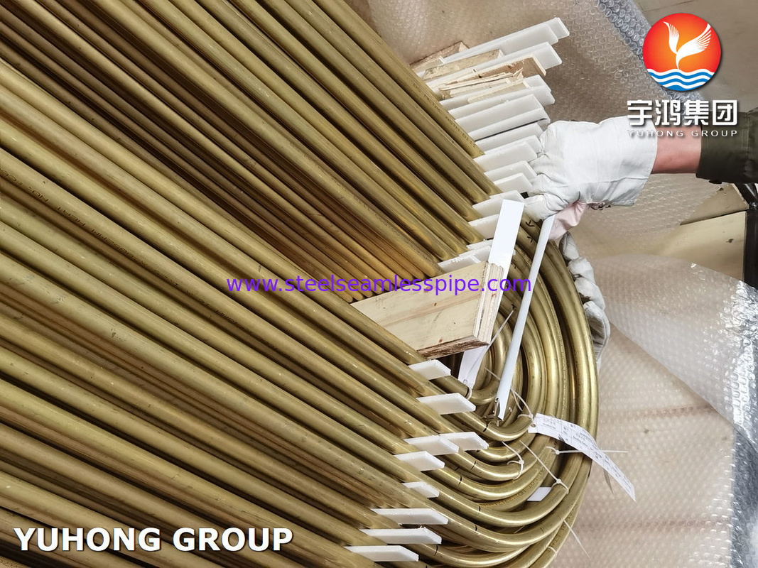 ASTM B395 / ASME SB395 C68700 U Bend Copper Alloy Tube для теплообменника