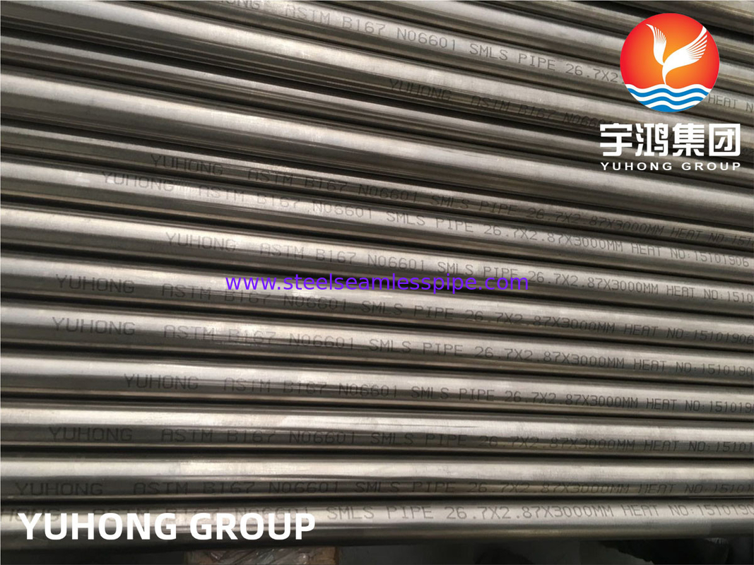 ASTM B167 Inconel 690 N06690 Бесшовная труба для теплопередачи парогенератора