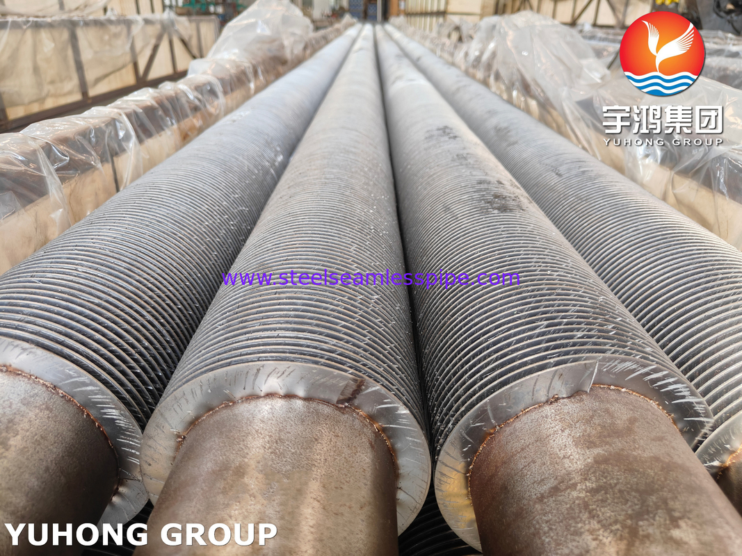 ASTM A335 P22 Ferritic Alloy Steel High Frequency Welding Fin Tube для передачи тепла