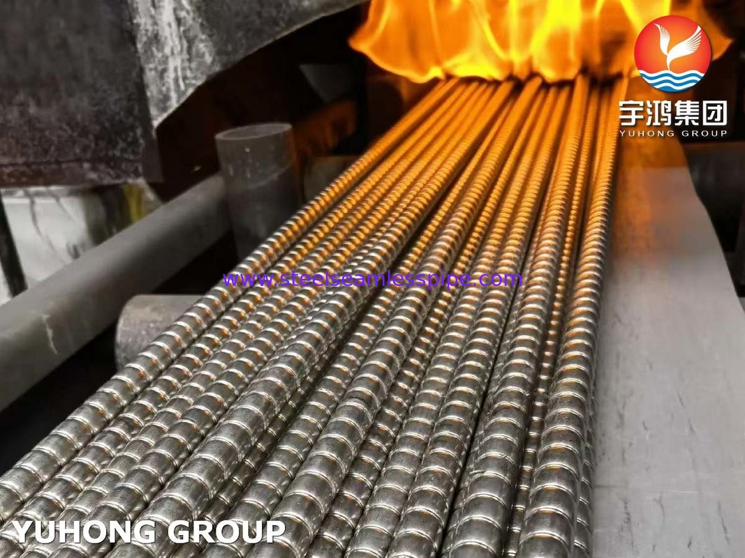 ASME SA312 / ASTM A312 TP310S Гофрированная трубка для теплообменника