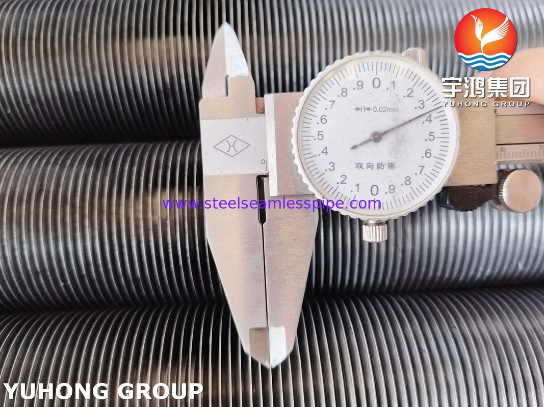 ASTM A213 T5 Сплавная стальная бесшовная трубка с Al1060 FIN Strip FIN Tube для воздухоохладителя