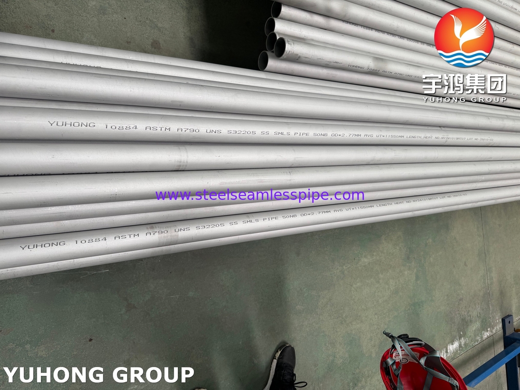 ASTM A790 / ASME SA790 S32205 Дуплексные трубы из нержавеющей стали для нефтегазовой промышленности