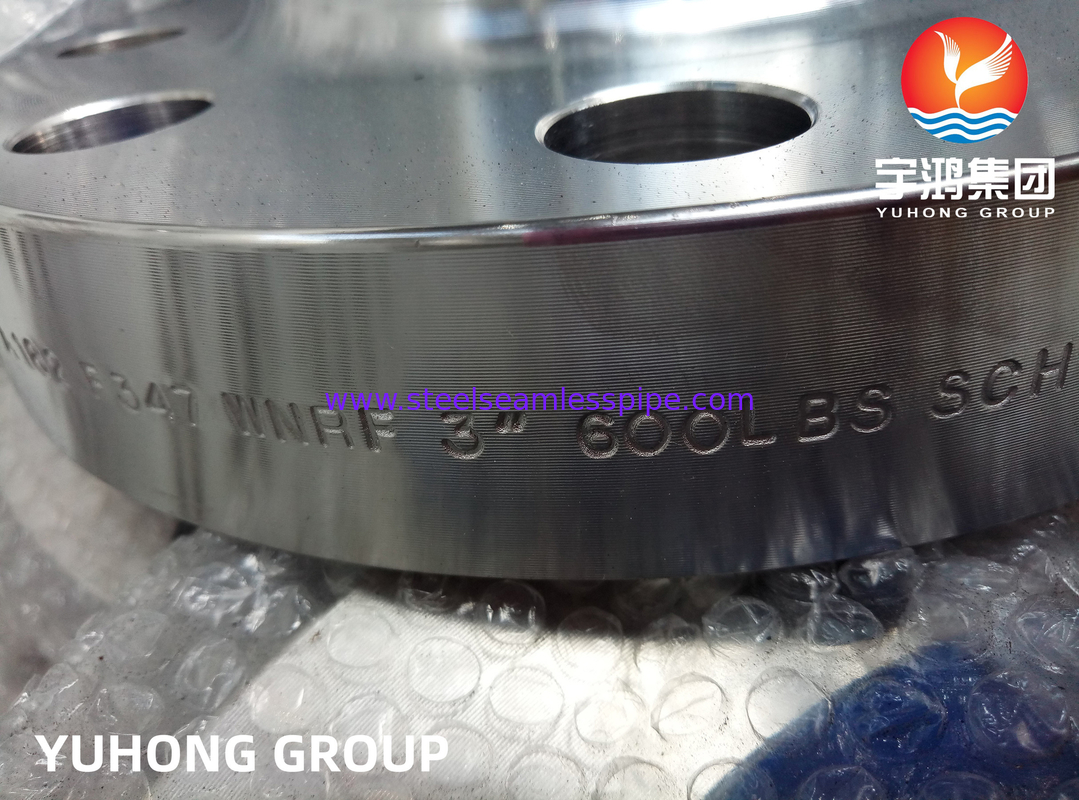 ASTM A182 ASME SA182 F347L Сварный шейный RF кованный фланц для сверхкритических котлов