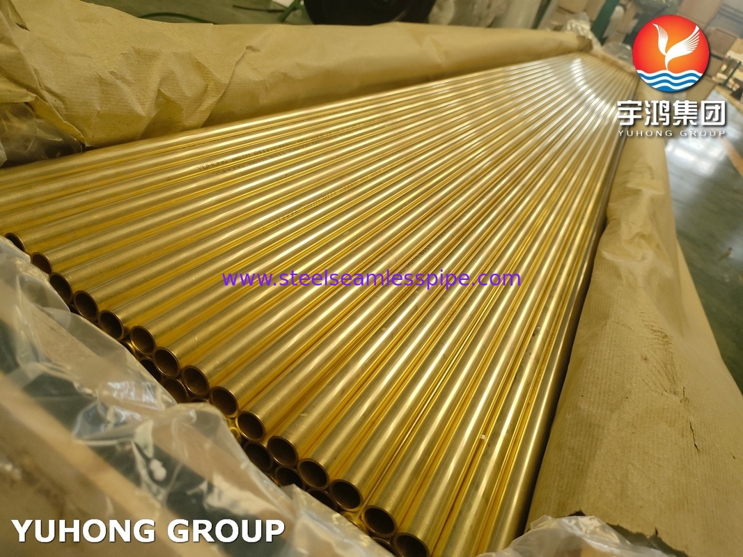 ASTM B111 / ASME SB-111 C44300 Труба из медного сплава для промышленной коррозионной стойкости