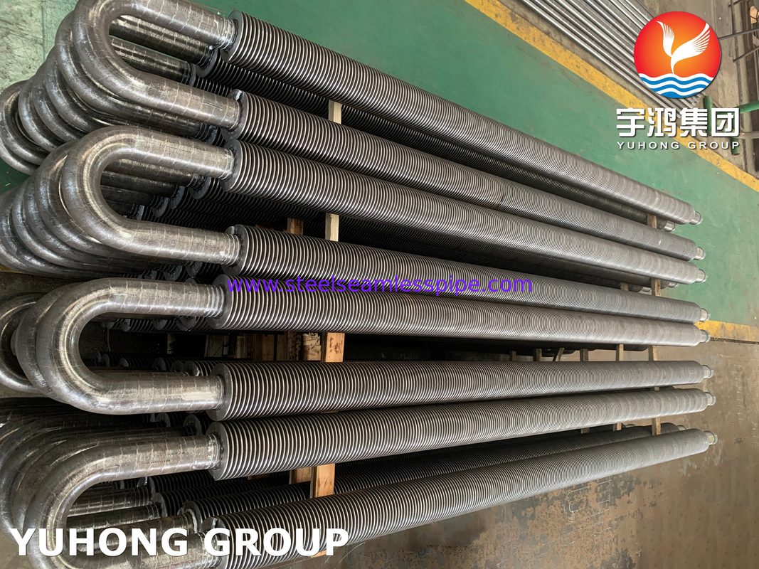 ASTM A106 GR.B U Type HFW Fin Tube для котлов отработанного тепла и воздушных обогревателей