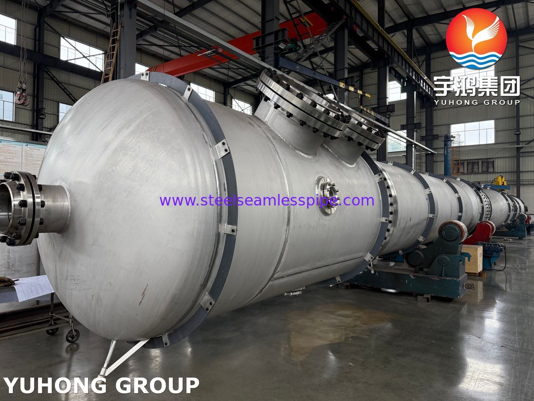 Сосуд под давлением сепаратора низкотемпературного по стандартам ASME, углеродистая сталь / облицовочный материал из нержавеющей стали