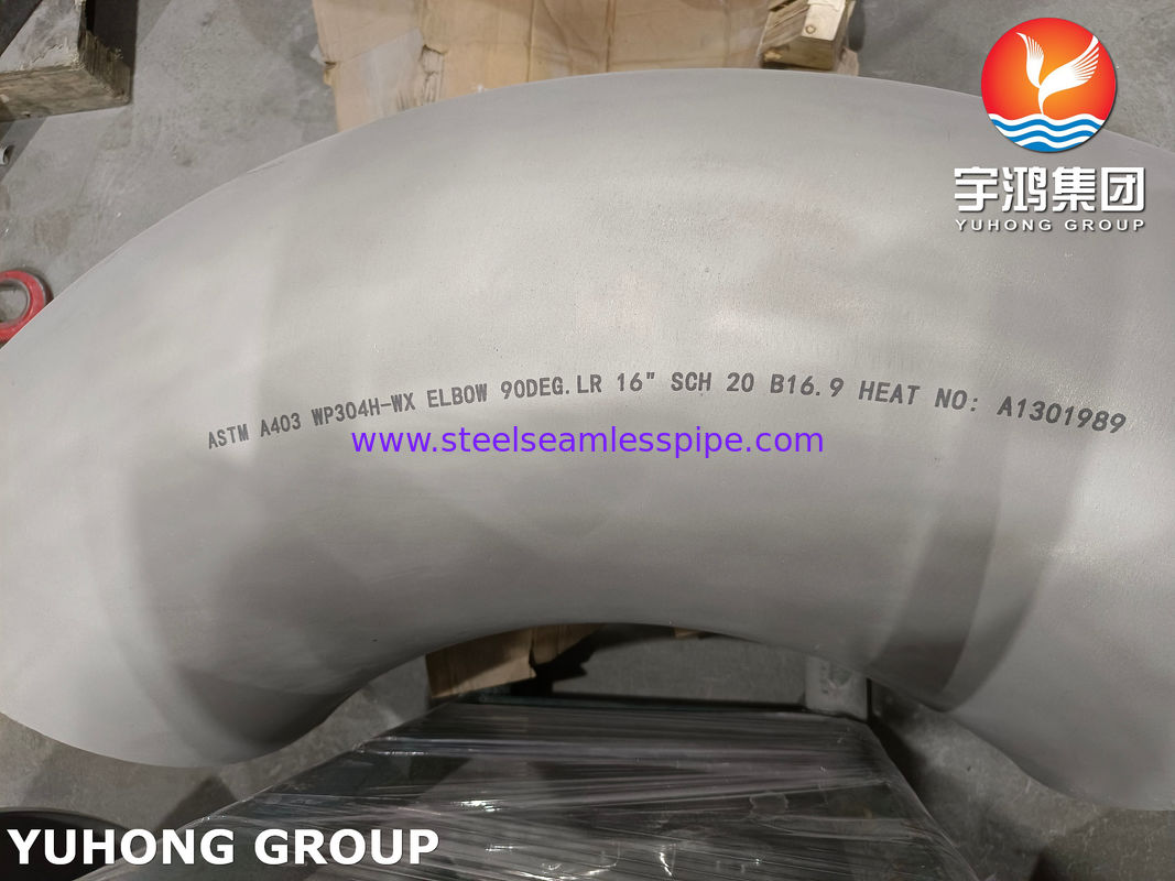 ФИТИНГ ДЛЯ СВАРКИ ВСТЫК ИЗ НЕРЖАВЕЮЩЕЙ СТАЛИ, ОТВОД 90° LR, КОНЦЕНТРИЧЕСКИЙ РЕДУКТОР A403 WP304H B16.9