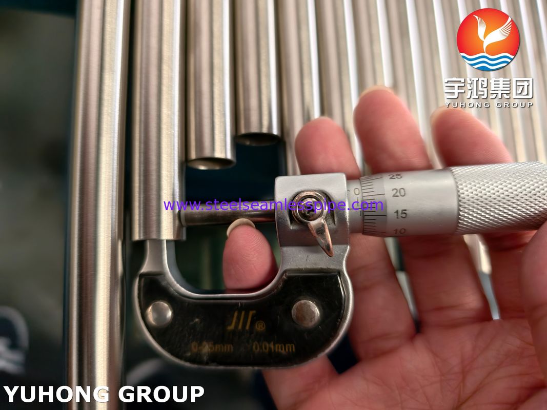 ASME SB163 N08810 Бесшовные трубы из никелевого сплава для высокотемпературных и давленных служб