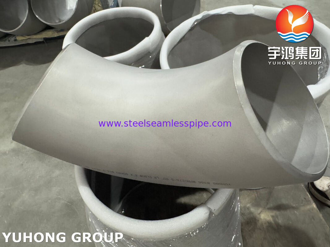 ASTM B366 WPHC276 90 градусов локоть Hastelloy C276 UNS N10276 Трубовые фитинги