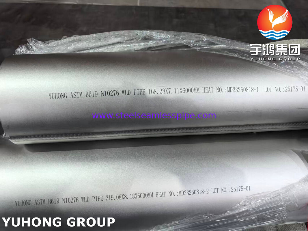 ASTM B619 UNS N10276 Никелевая сплавная труба Hastelloy C276 Сварная труба