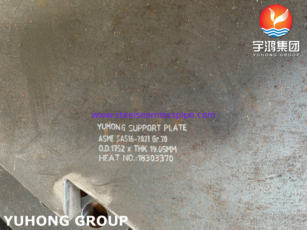 Перегородка теплообменника из углеродистой стали ASME SA516 GR.70 для теплообменника