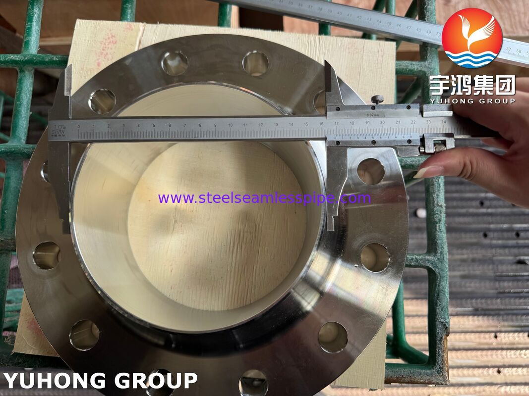 Фланец из нержавеющей стали ASTM A182 F316/316L с приварной шейкой / фланец WNRF в трубопроводной системе