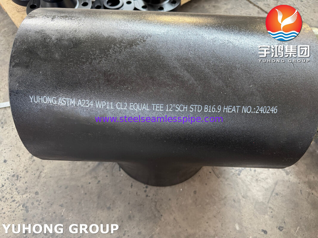 ASTM A234 WP11 CL2 Сплавная сталь равная Tee CrMo Сплавная сталь Buttweld трубы фитинга B16.9