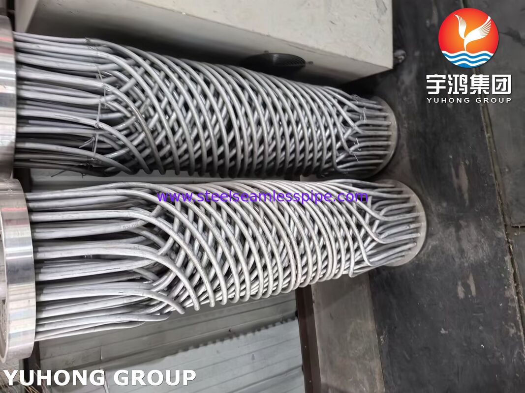 Нержавеющая сталь спиральная рана трубки пакет ASME SA213 TP304/316L высокоэффективный теплообменник пакет для криогенных и химических приложений