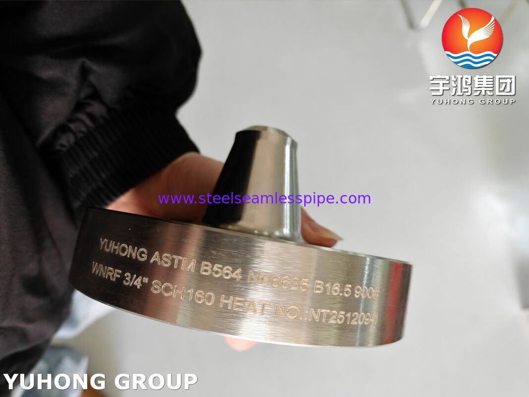 Никелевая сплав 625 Фланц ASTM B564 UNS N06625 Инконел 625 Фланц сварной шеи WNRF Фланц