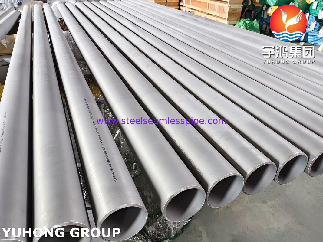 ASTM A376 TP347H Stainless Steel Seamless Pipe For Power Plant , Pickled And Annealed
