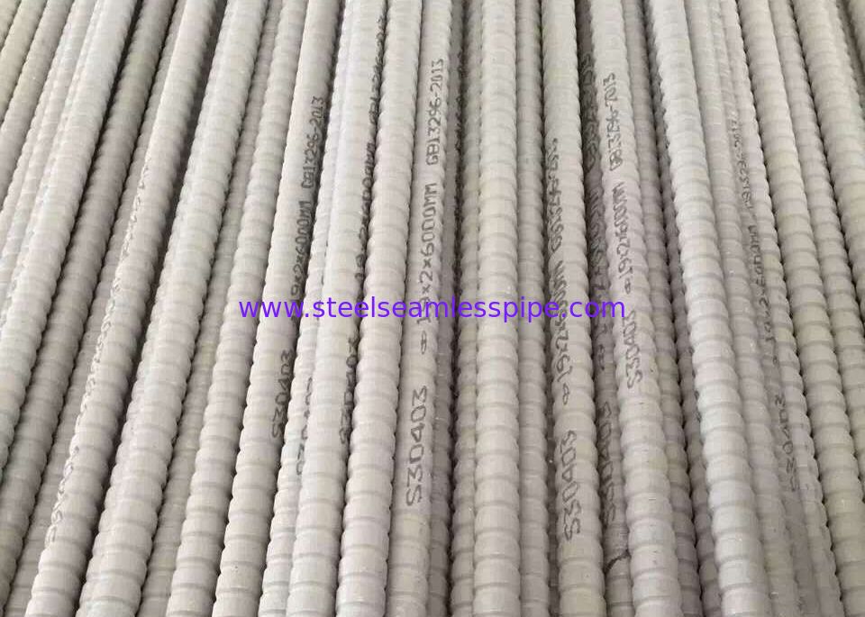 ASTM A213 S30403 Энергоэффективная гофрированная трубка для теплообменника