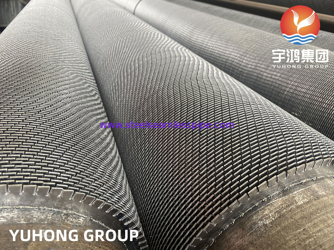 HFW Serrated Fin Tube, ASTM A210 / ASME SA210 GR.A1 Углеродистая стальная трубка с перепонками