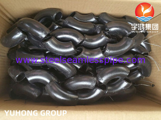 Черное масло поверхности Углеродистая сталь Бесшовные фитинги ASTM A234 WP9 WP11, локоть,Тай,Кап,Черная краска для нефти и газа
