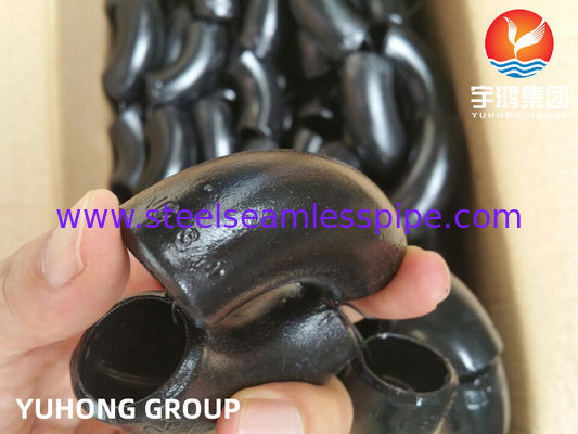 Черное масло поверхности Углеродистая сталь Бесшовные фитинги ASTM A234 WP9 WP11, локоть,Тай,Кап,Черная краска для нефти и газа