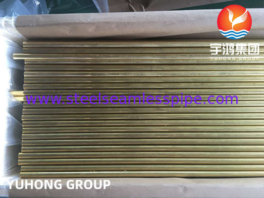 Бесшовная трубка из медного сплава ASTM B111 C70600,C44300,C71500 Оборудование для морской воды на берегу и в открытом море