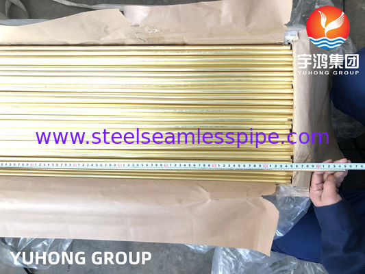 Бесшовная трубка из медного сплава ASTM B111 C70600,C44300,C71500 Оборудование для морской воды на берегу и в открытом море