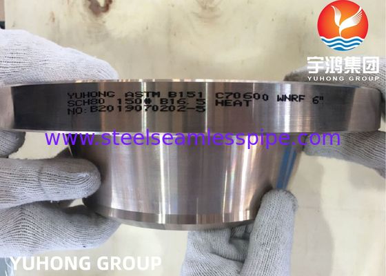 Фланцы Мед-никеля, ASTM B151 Uns C70600 C71500, Cu-Ni 90/10 фланец SOFF