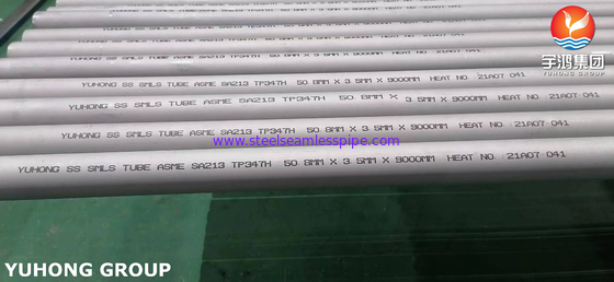 Применение безшовной трубки нержавеющей стали ASTM A213 TP347H высокотемпературное