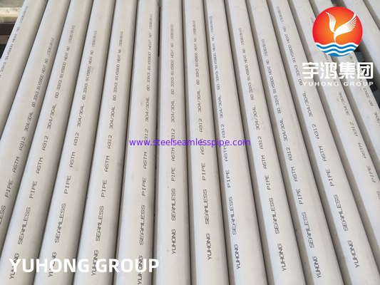 ASTM A312 TP304L Бесшовная труба из нержавеющей стали для пищевых продуктов и напитков