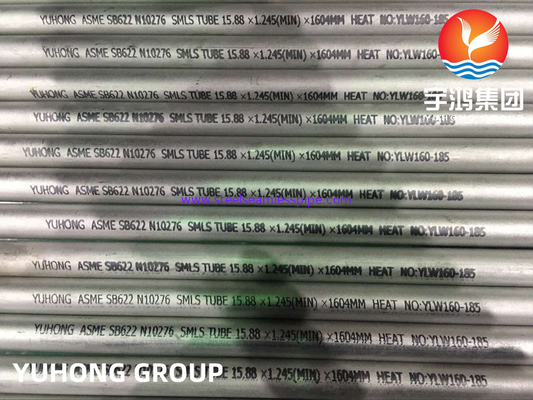 ASME SB622 Hastelloy C276 Никелевая сплав бесшовная трубка для аэрокосмической промышленности