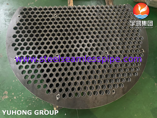 ASME SA283 Gr.C Односегментный баффл для применения в теплообменнике