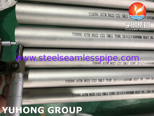 ASTM B622 Hastelloy C22 2.4602 Никелевая стальная труба для нефтегазовой промышленности