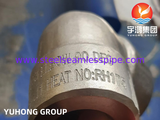 A182 F53 S32750 Сверхдвойная сталь 90Deg Elbow B16.9 Газохимическая