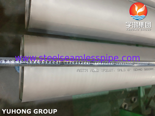 ASTM A511 TP316 316L 1.4404 Нержавеющая сталь бесшовная труба маринованная прожектованная ABS сертификация
